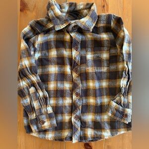 Tommy Bahama Plaid Flannel Kids Shirt